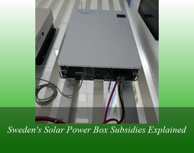 Sweden's Solar Power Box Subsidies Explained
